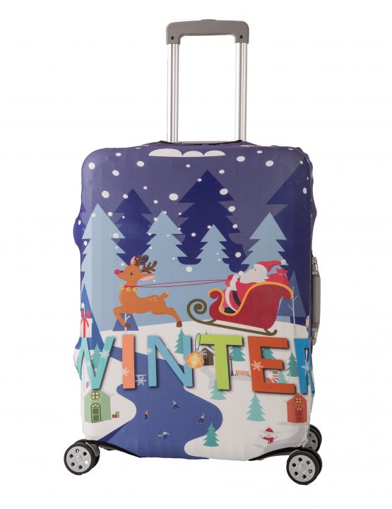periea Periea Elasticated Protective Suitcase Cover – Small Medium or Large – ‘Winter’