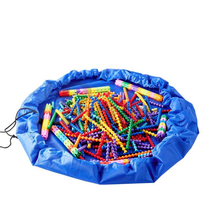 Periea Periea ‘Ella’ Toy Storage Bag & Mat – Draw String Lego Storage – 2 Colours & 2 Sizes Available