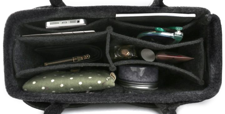 Periea Periea Felt Handbag Organiser – Roxy – Small Medium Or Large