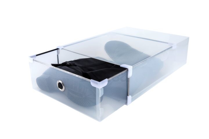 Periea Periea Frosted Plastic Shoe Storage Drawers – Cindy – Pack Of 10 (for Ankle Boots)