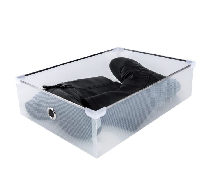 Periea Periea Frosted Plastic Shoe Storage Drawers – Cindy – Pack Of 10 (for Ankle Boots)