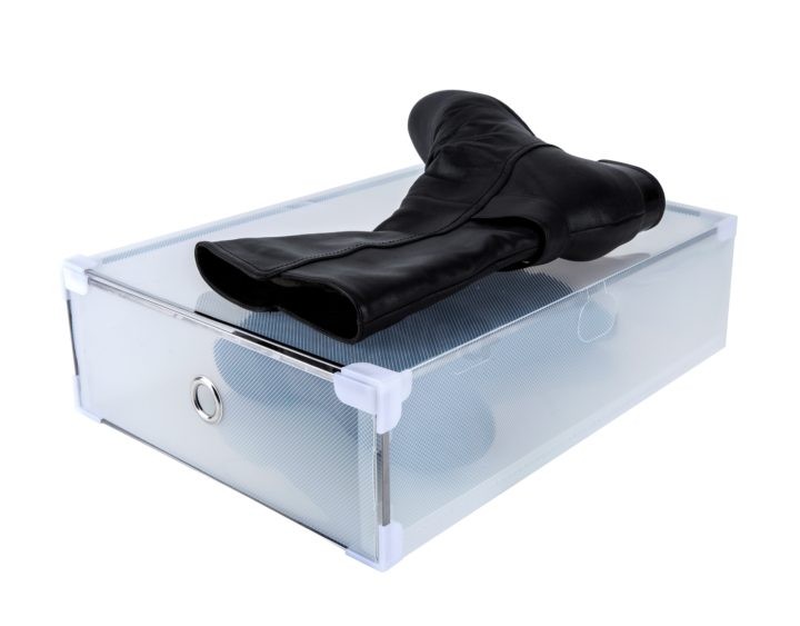 Periea Periea Frosted Plastic Shoe Storage Drawers – Cindy – Pack Of 10 (for Ankle Boots)