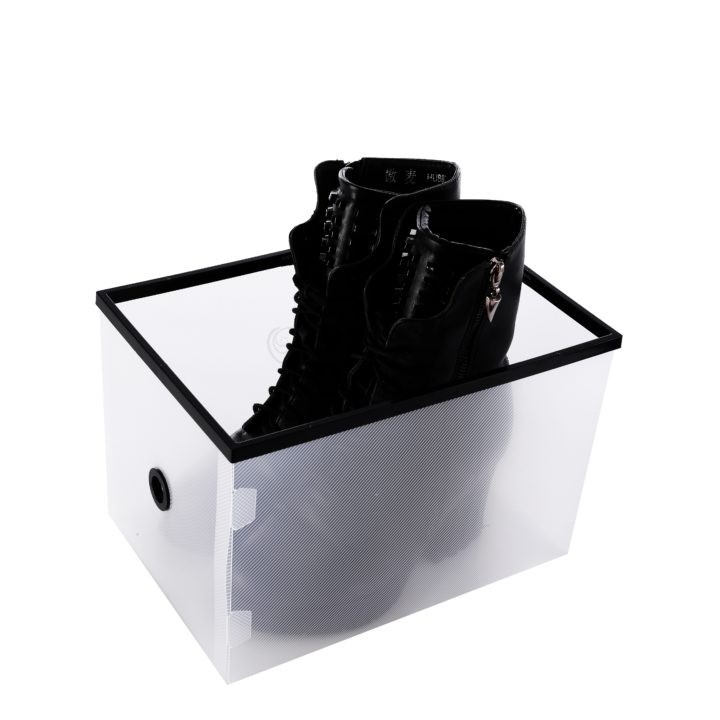 Periea Periea Frosted Plastic Shoe Storage Drawers – Zara – Pack Of 6 (for High Heels)