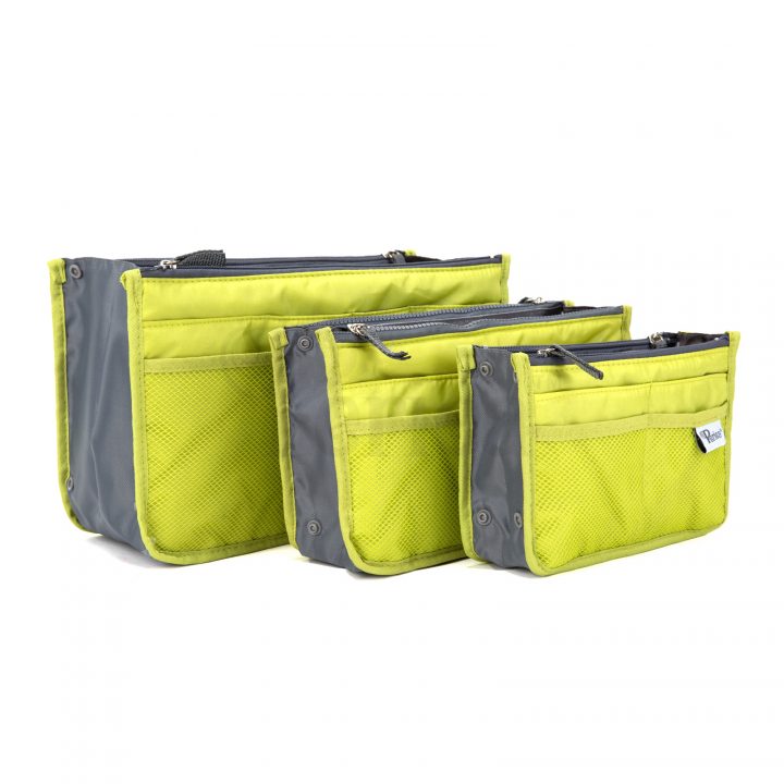 Periea Periea Handbag Organiser – Chelsy – Apple Green – Small Medium Or Large