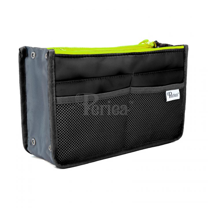 periea Periea Handbag Organiser – Chelsy – Black with Neon Yellow Zip – Small Medium or Large periea Periea Handbag Organiser – Chelsy – Black with Neon Yellow Zip – Small Medium or Large