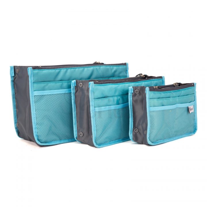 Periea Periea Handbag Organiser – Chelsy – Bright Blue – Small Medium Or Large