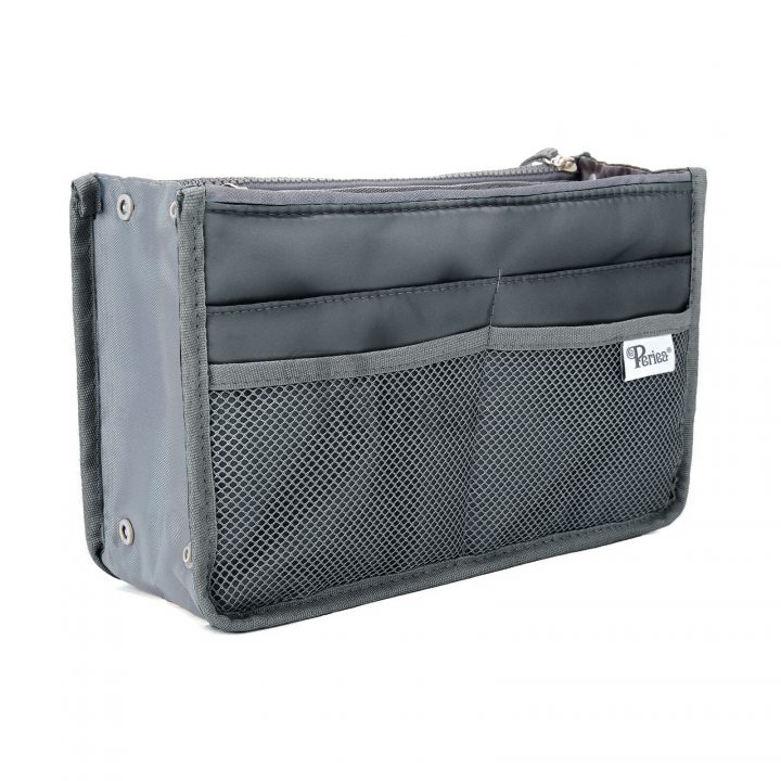 periea Periea Handbag Organiser – Chelsy – Grey – Small Medium or Large