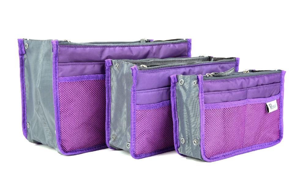 Periea Periea Handbag Organiser – Chelsy – Purple – Small Medium Or Large