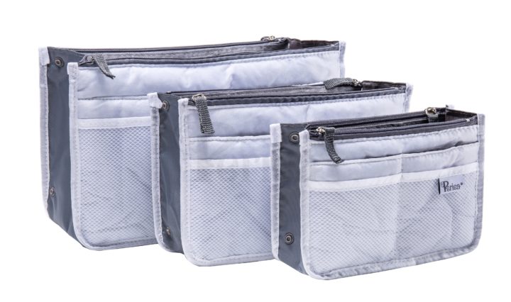 Periea Periea Handbag Organiser – Chelsy – White – Small Medium Or Large