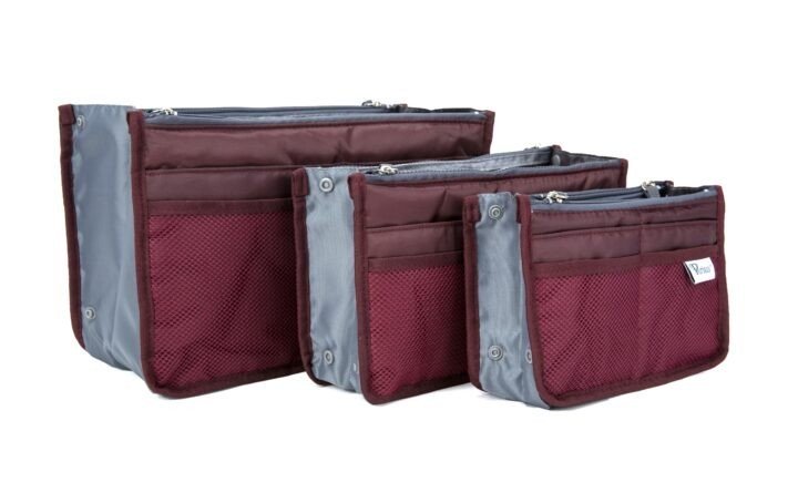 Periea Periea Handbag Organiser – Chelsy – Wine – Small Medium Or Large