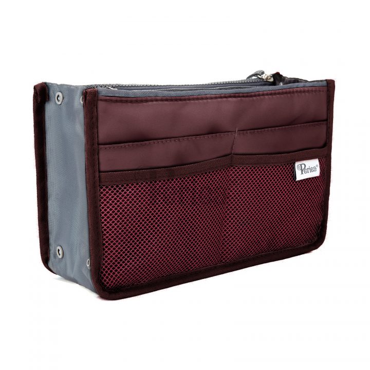 periea Periea Handbag Organiser – Chelsy – Wine – Small Medium or Large