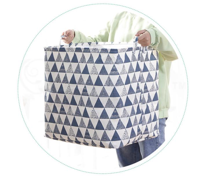 Periea Periea ‘Jen’ Laundry Basket – Washing Hamper – Collapsible Drawstring Storage Bag – 136L Capacity