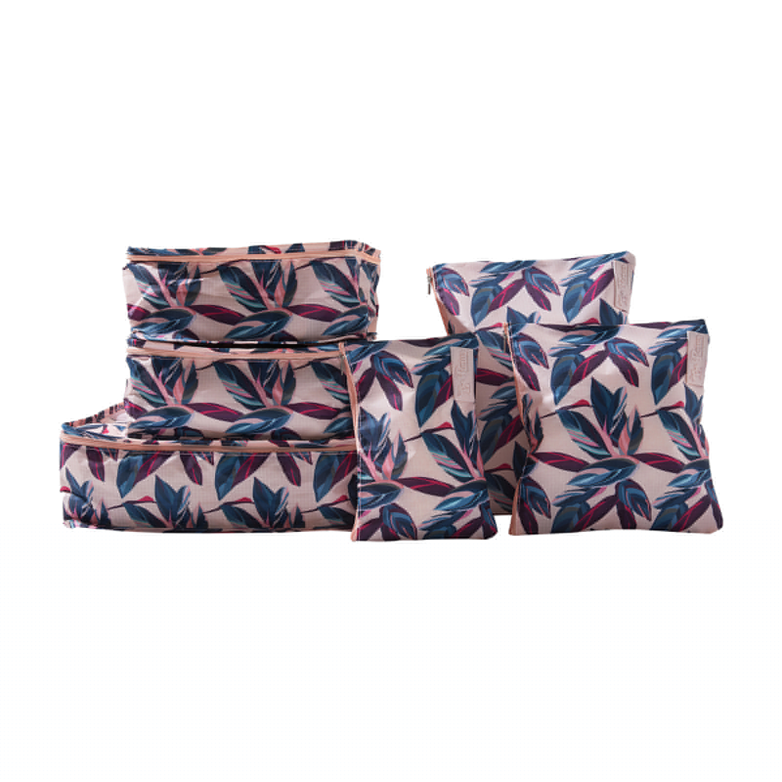 periea Periea Lucy Packing Cubes for Suitcases & Carry on Hand Luggage – Set of 6 Travel Packing Organisers – 6 Colours