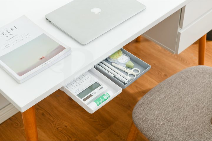 periea Periea ‘Luna’ Under Desk Drawer Storage Organiser – 2 Sizes – 2 Colours