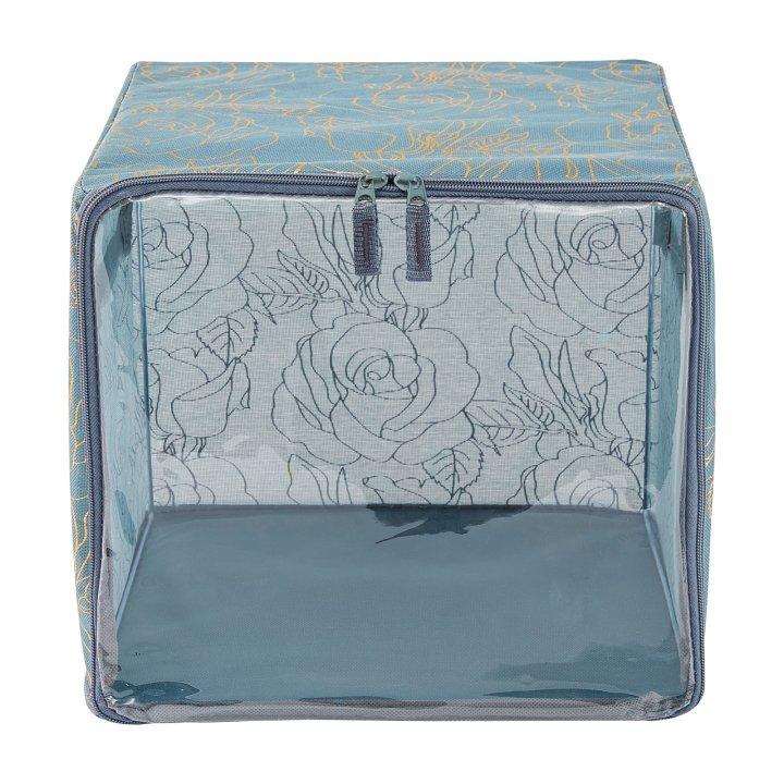 Periea Periea Margot Stackable Cube (Pack Of 4): Space-Saving 20kg Capacity Handles Clear Window – Ideal Storage Solution