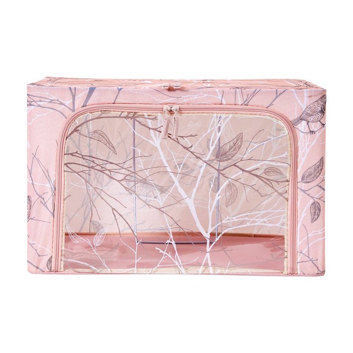 Periea Periea ‘Sadie’ Folding Stackable Fabric Home Storage Boxes With Steel Frames