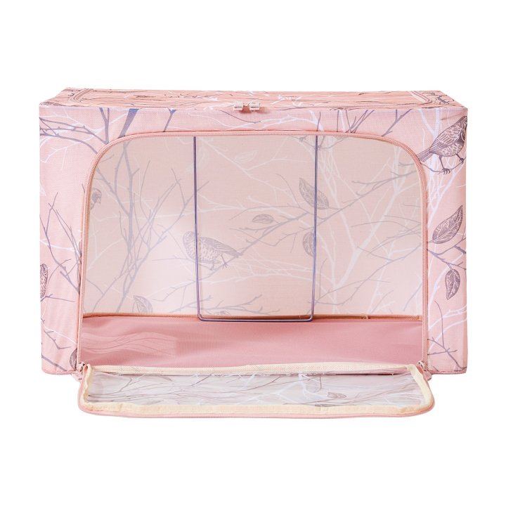 Periea Periea ‘Sadie’ Folding Stackable Fabric Home Storage Boxes With Steel Frames