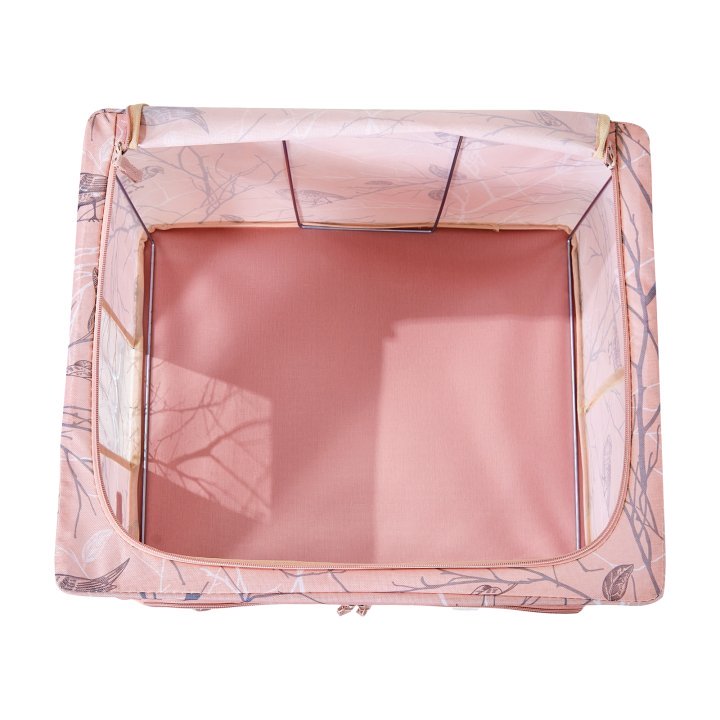 Periea Periea ‘Sadie’ Folding Stackable Fabric Home Storage Boxes With Steel Frames