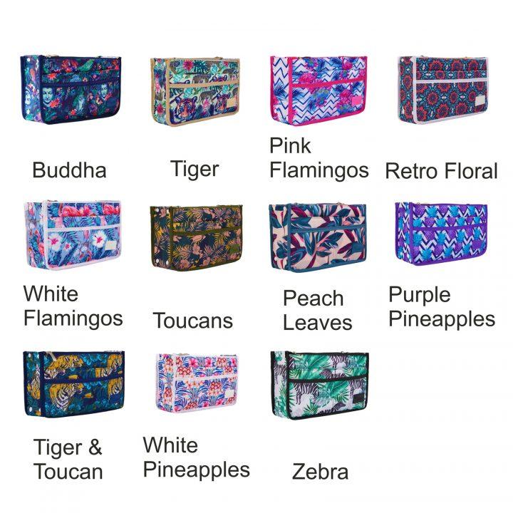 periea Periea ‘Signature’ Handbag Organiser Inserts / Liners – 3 Sizes Available + 16 Designs