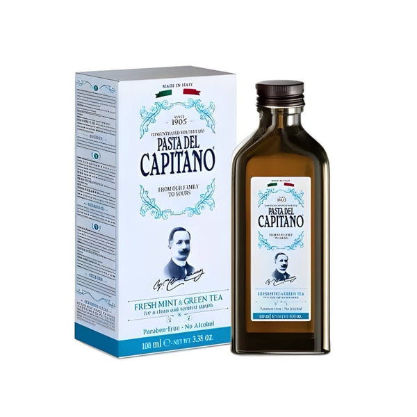 perlier Pasta Del Capitano Green Tea + Fresh Mint Mouthwash
