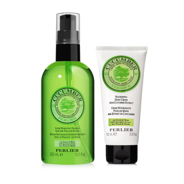 perlier Cucumber + Spearmint Hand Care Duo