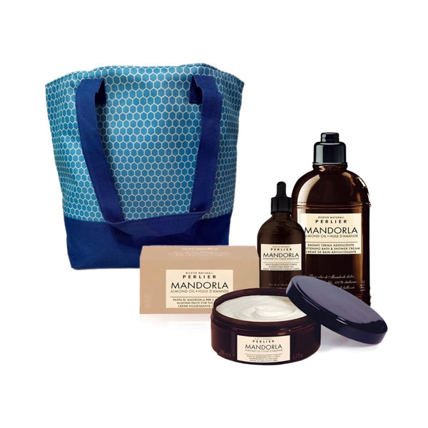 perlier Mandorla Almond Bath & Body Trio