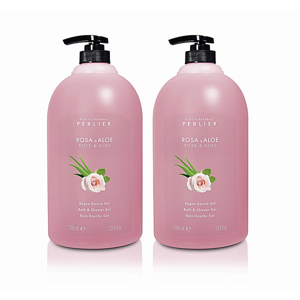 perlier Rose + Aloe Bath & Shower Gel