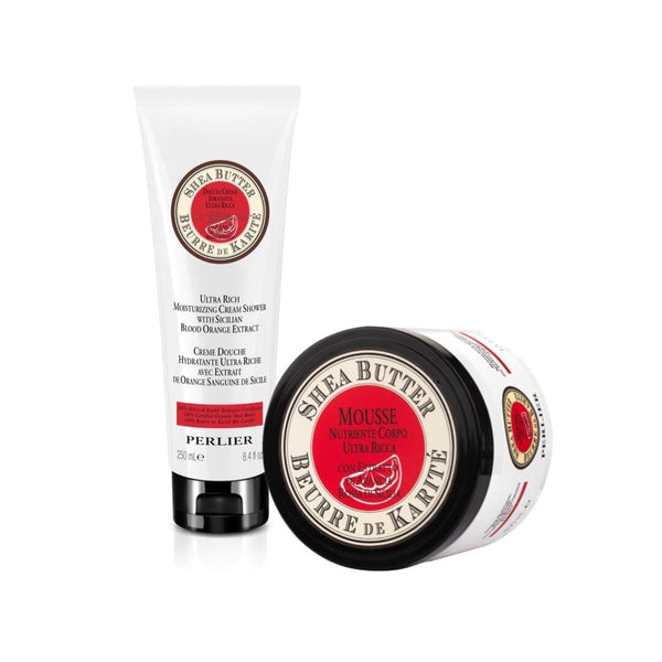perlier Shea + Blood Orange Bath & Body Duo