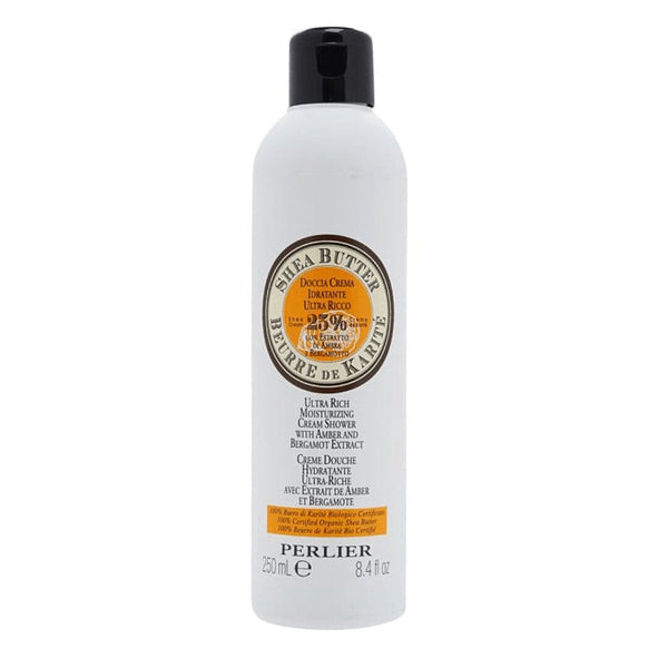 perlier Shea Butter + Amber & Bergamot Shower Cream