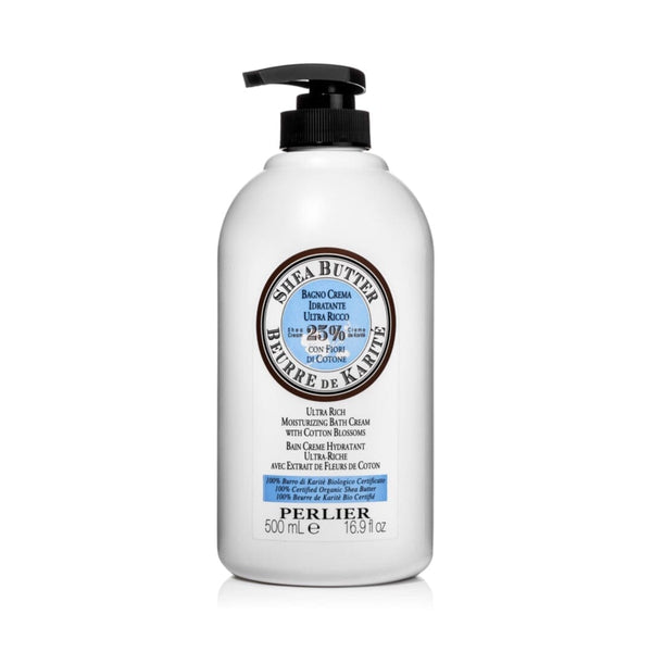 perlier Shea + Cotton Blossoms Bath & Shower Cream