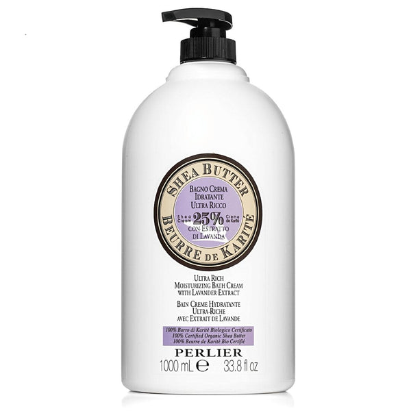 perlier Shea + Lavender XL-Size Bath & Shower Cream