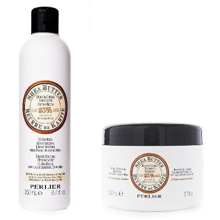 perlier Shea + Sweet Almond Bath & Body Duo