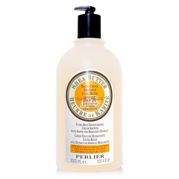 perlier Shea Amber + Bergamot Jumbo-Size Bath & Shower Cream