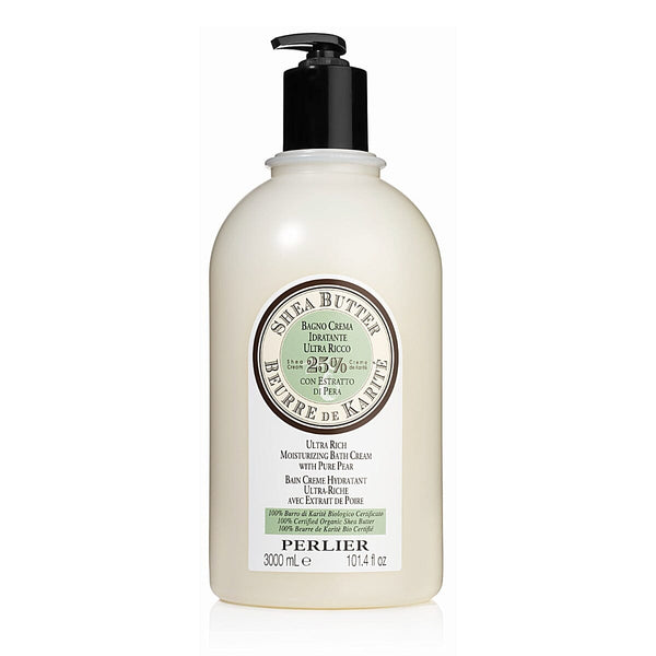 perlier Shea Butter + Pear Jumbo-Size Bath & Shower Cream