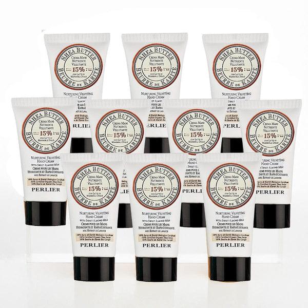 perlier Shea + Sweet Almond Travel-Size Hand Cream10-piece Value Pack