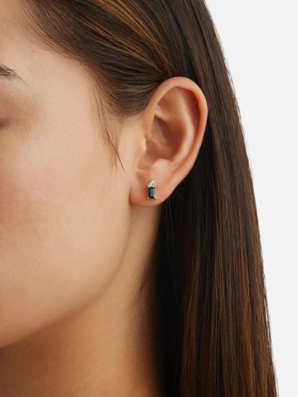 Perlu 18k Gold Vermeil Endless Devotion Stud Earrings