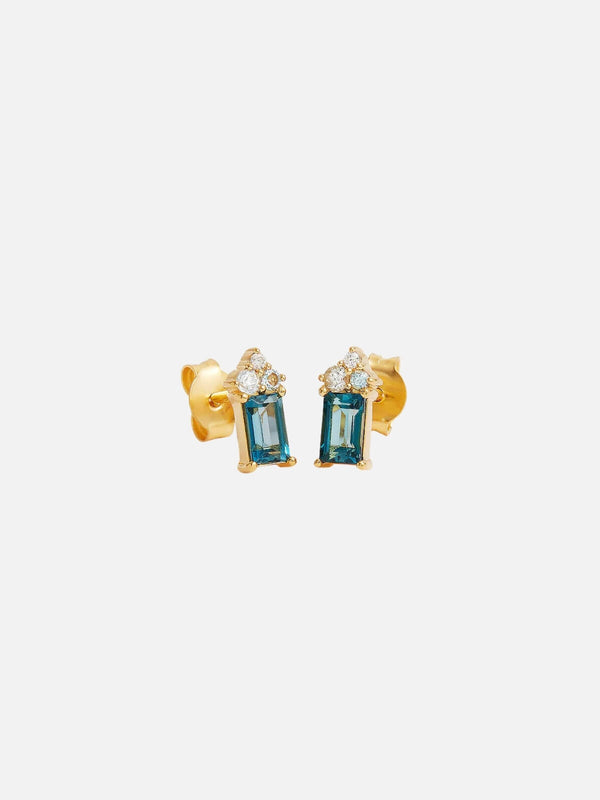 perlu 18k Gold Vermeil Endless Devotion Stud Earrings