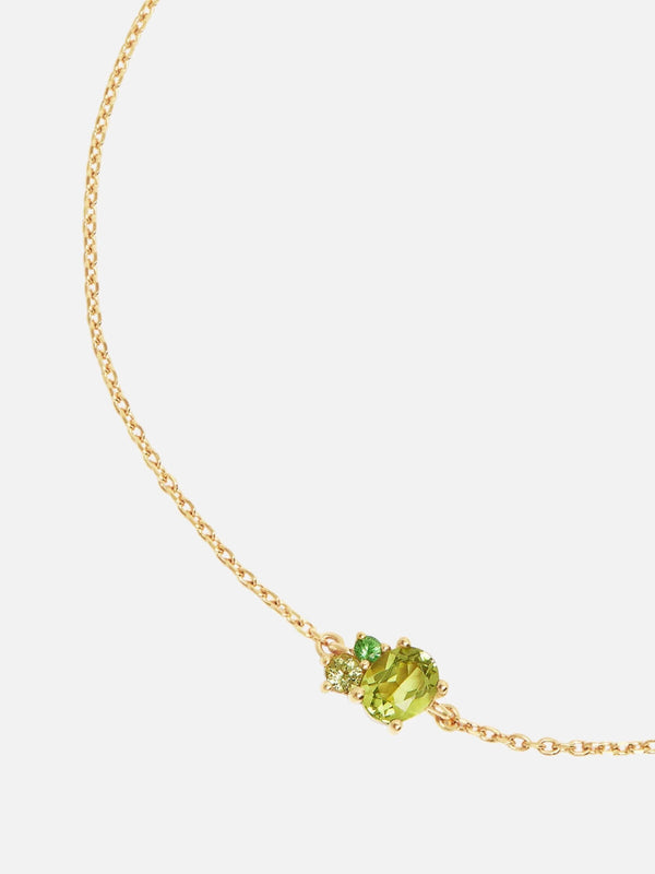 Perlu 18k Gold Vermeil Kindred Birthstone Bracelet - August
