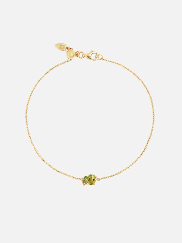 perlu 18k Gold Vermeil Kindred Birthstone Bracelet - August
