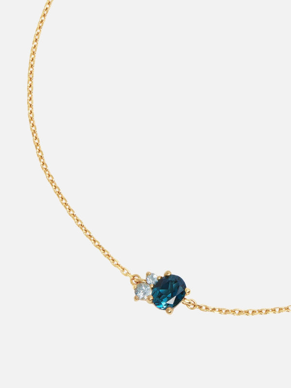 Perlu 18k Gold Vermeil Kindred Birthstone Bracelet - December