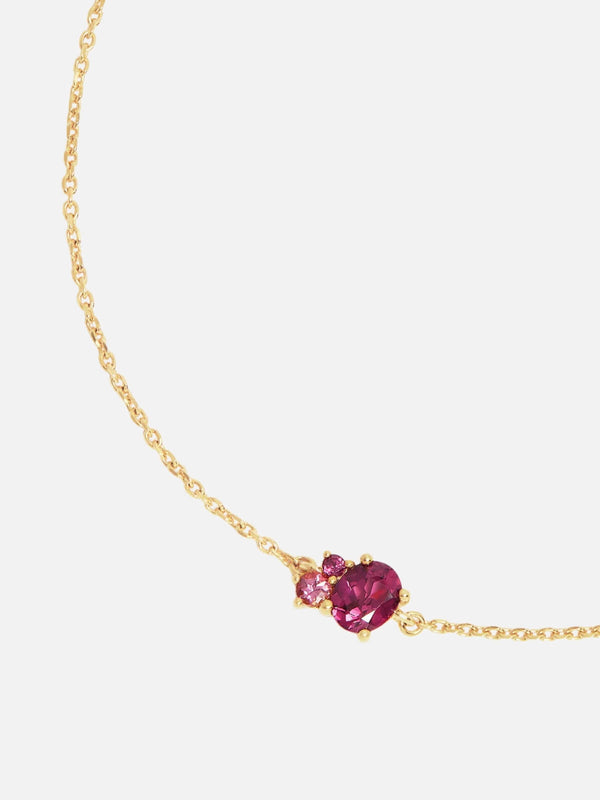 Perlu 18k Gold Vermeil Kindred Birthstone Bracelet - July