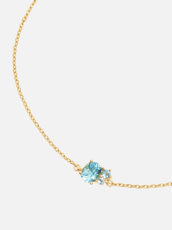 Perlu 18k Gold Vermeil Kindred Birthstone Bracelet - March