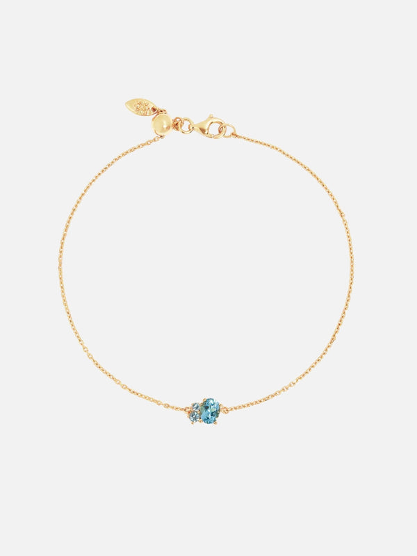 perlu 18k Gold Vermeil Kindred Birthstone Bracelet - March