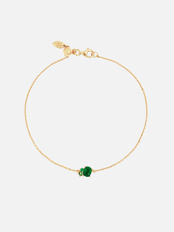 perlu 18k Gold Vermeil Kindred Birthstone Bracelet - May