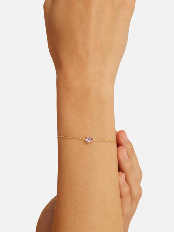 Perlu 18k Gold Vermeil Kindred Birthstone Bracelet - October