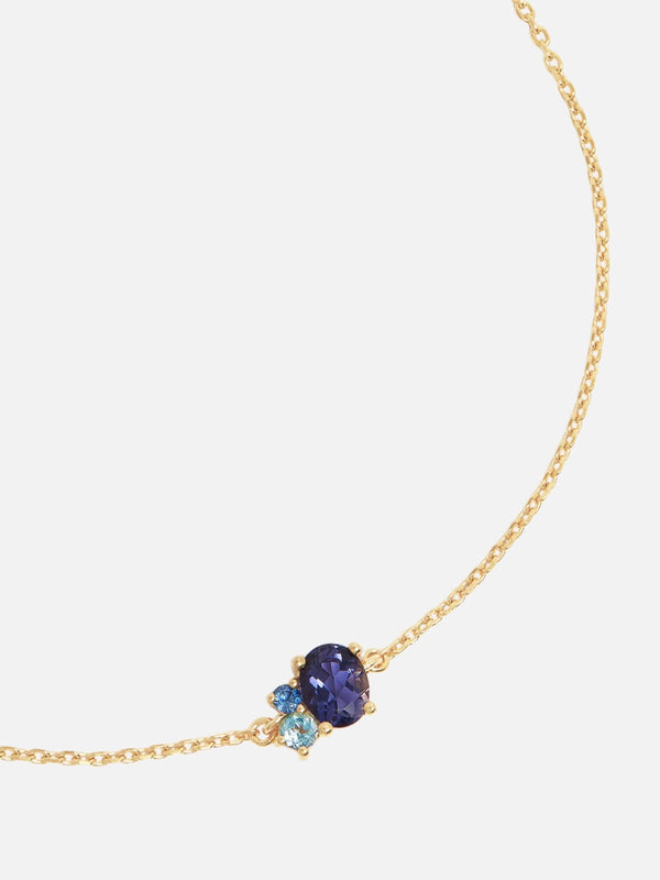 Perlu 18k Gold Vermeil Kindred Birthstone Bracelet - September