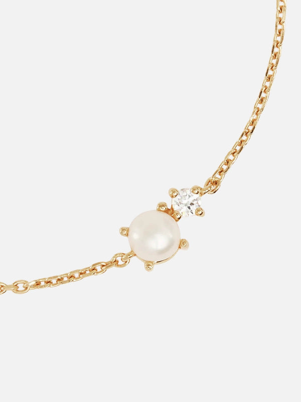 Perlu 18k Gold Vermeil Serenely Yours Pearl Bracelet