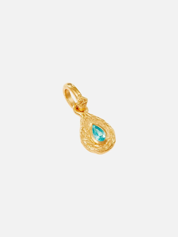 perlu 18k Gold Vermeil With Love Birthstone Annex Link Pendant - December