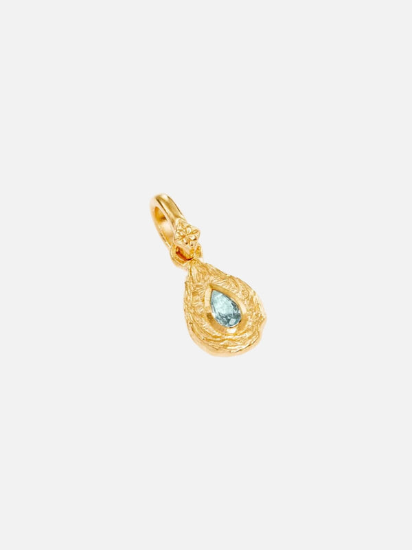 perlu 18k Gold Vermeil With Love Birthstone Annex Link Pendant - March