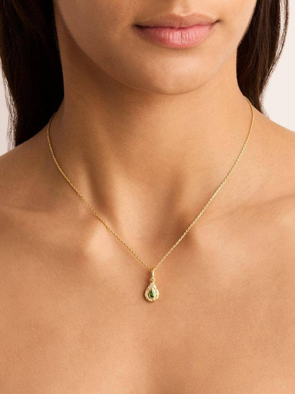 Perlu 18k Gold Vermeil With Love Birthstone Annex Link Pendant - May